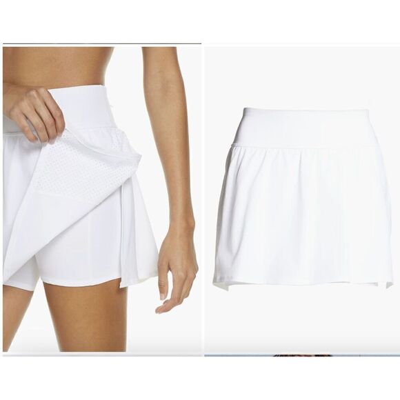 New SPANX Get Moving 14" Skort in White Size LARGE NWOT $72 - Picture 3 of 3
